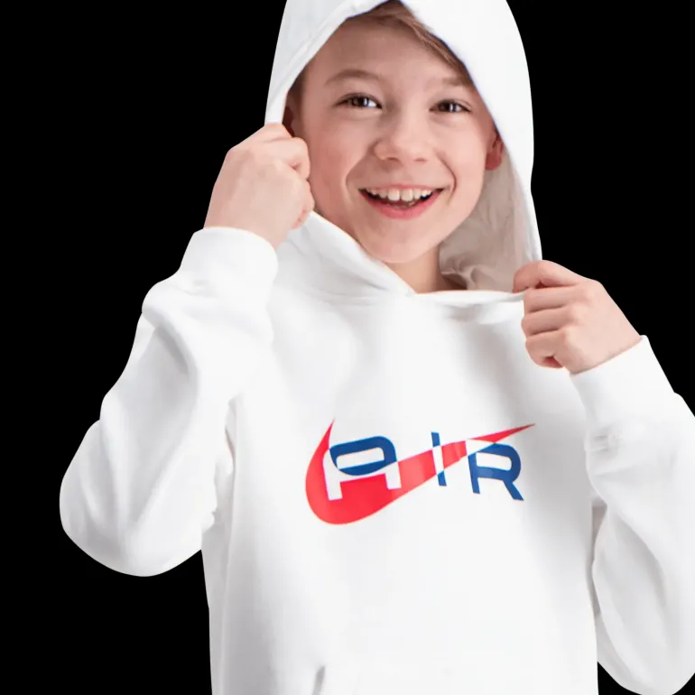 Air Pullover Fleece Hoodie, huvtröja, junior - Fritidströjor - Air Pullover Fleece Hoodie, huvtröja, junior