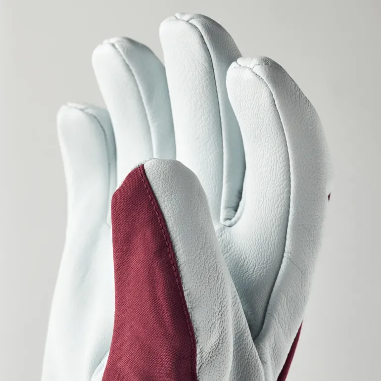 Alpine Glove Army leather Heli ski - 5 finger 24/25, skid- och snowboardhandske, unisex - Skidhandskar - Alpine Glove Army leather Heli ski - 5 finger 24/25, skid- och snowboardhandske, unisex