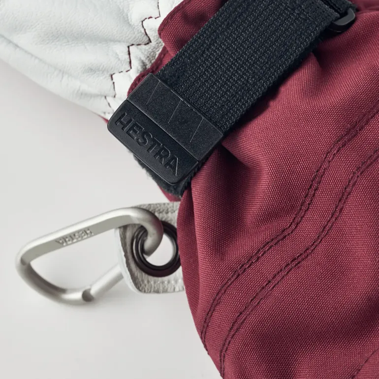 Alpine Glove Army leather Heli ski - 5 finger 24/25, skid- och snowboardhandske, unisex - Skidhandskar - Alpine Glove Army leather Heli ski - 5 finger 24/25, skid- och snowboardhandske, unisex