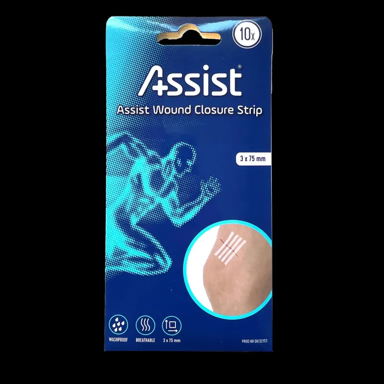 Assist Wound Closure Strips 3 x7,5 mm, remsor - Första Hjälpen - Assist Wound Closure Strips 3 x7,5 mm, remsor