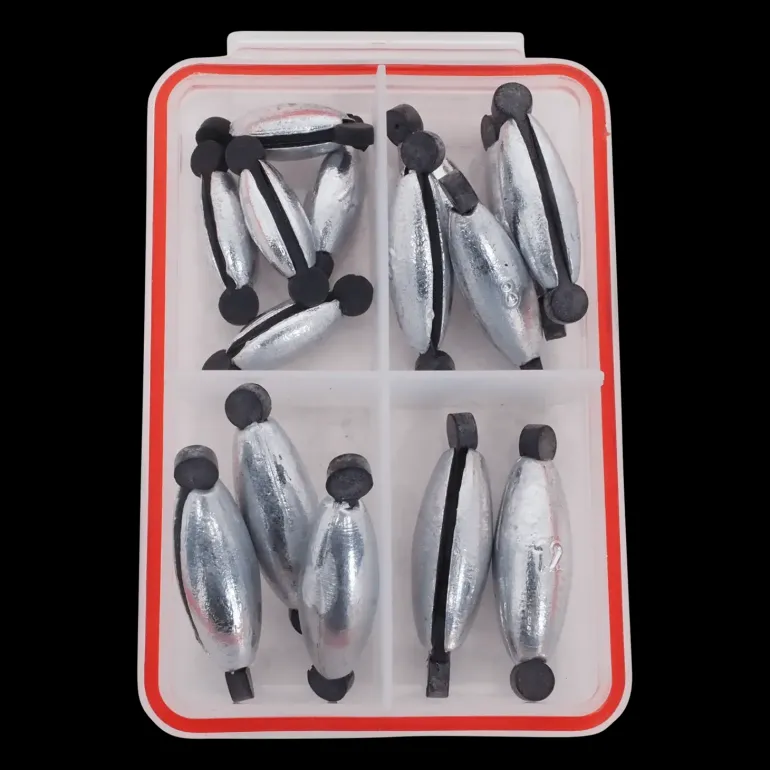 Assorted Split Shots Lead Free Rubber Lock, kulsänke - Diverse Fiskeutrustning - Assorted Split Shots Lead Free Rubber Lock, kulsänke