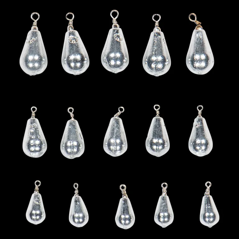 Assorted Teardrop Shot Lead Free, päronsänke - Diverse Fiskeutrustning - Assorted Teardrop Shot Lead Free, päronsänke