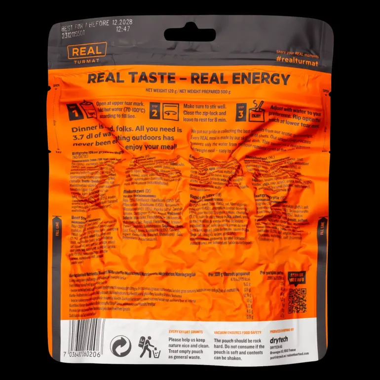 Beef Stew, vandringsmat, nötgryta, mjölk- och laktosfri - Frystorkad Mat - Beef Stew, vandringsmat, nötgryta, mjölk- och laktosfri