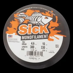 Berkley Sick Mono Clear 300m, monofilament - Fiskelina- & Tafs - Berkley Sick Mono Clear 300m, monofilament