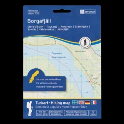 Borgafjäll 1:50 000, fjellkart Sverige - Kartor - Borgafjäll 1:50 000, fjellkart Sverige