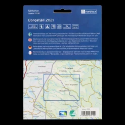 Borgafjäll 1:50 000, fjellkart Sverige - Kartor - Borgafjäll 1:50 000, fjellkart Sverige