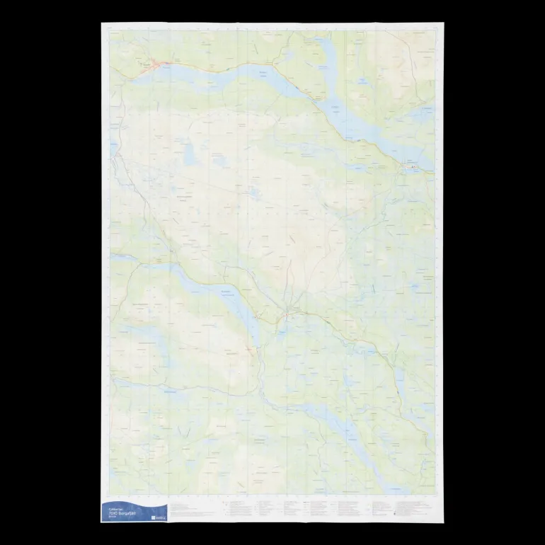 Borgafjäll 1:50 000, fjellkart Sverige - Kartor - Borgafjäll 1:50 000, fjellkart Sverige