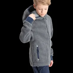 Branas Teddy Fleece Jacket, fleecejacka junior - Fleecetröjor - Branas Teddy Fleece Jacket, fleecejacka junior