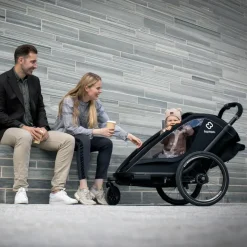 Breeze double (incl bicycle arm & stroller wheel), cykelvagn, barnvagn, joggingvagn - Vagnar - Breeze double (incl bicycle arm & stroller wheel), cykelvagn, barnvagn, joggingvagn