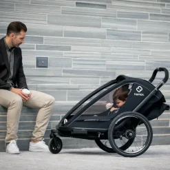 Breeze double (incl bicycle arm & stroller wheel), cykelvagn, barnvagn, joggingvagn - Vagnar - Breeze double (incl bicycle arm & stroller wheel), cykelvagn, barnvagn, joggingvagn