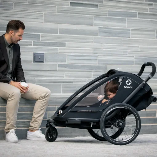 Breeze double (incl bicycle arm & stroller wheel), cykelvagn, barnvagn, joggingvagn - Vagnar - Breeze double (incl bicycle arm & stroller wheel), cykelvagn, barnvagn, joggingvagn