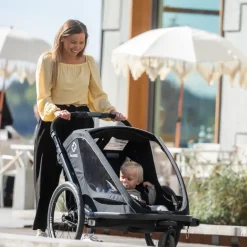 Breeze double (incl bicycle arm & stroller wheel), cykelvagn, barnvagn, joggingvagn - Vagnar - Breeze double (incl bicycle arm & stroller wheel), cykelvagn, barnvagn, joggingvagn