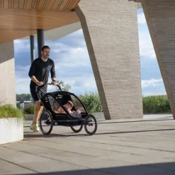 Breeze double (incl bicycle arm & stroller wheel), cykelvagn, barnvagn, joggingvagn - Vagnar - Breeze double (incl bicycle arm & stroller wheel), cykelvagn, barnvagn, joggingvagn