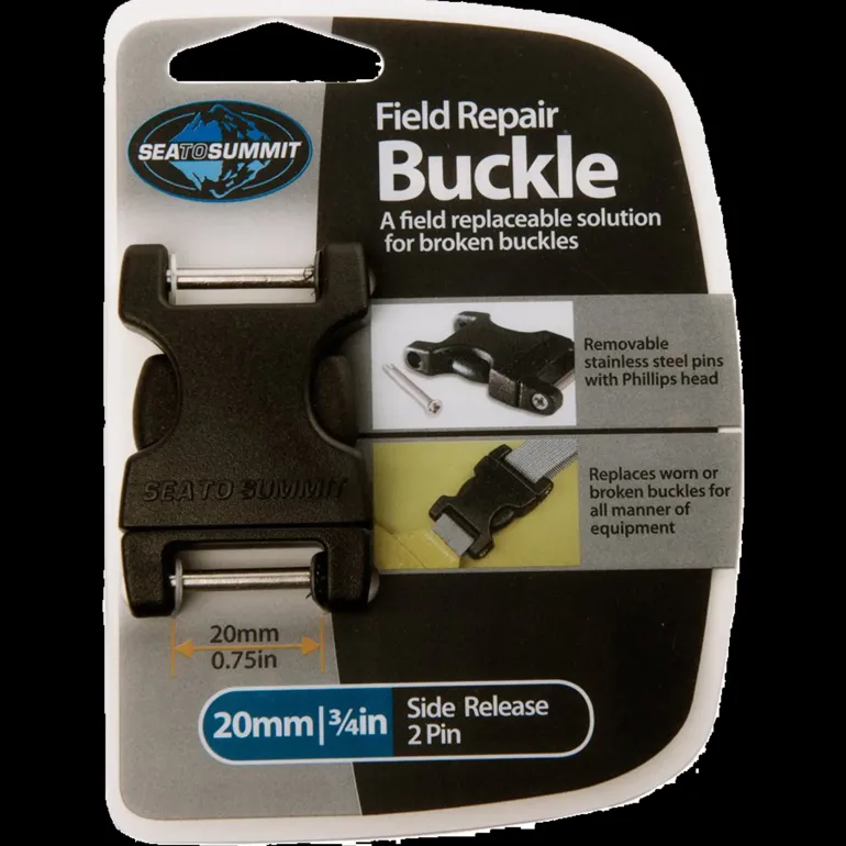 Buckle 20mm Side Release 2 Pin Black - Diverse Vandringsutrustning - Buckle 20mm Side Release 2 Pin Black