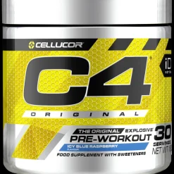 C4 Original Icy Blue Raspberry, pre-workout-pulver - Pre-Workout - C4 Original Icy Blue Raspberry, pre-workout-pulver
