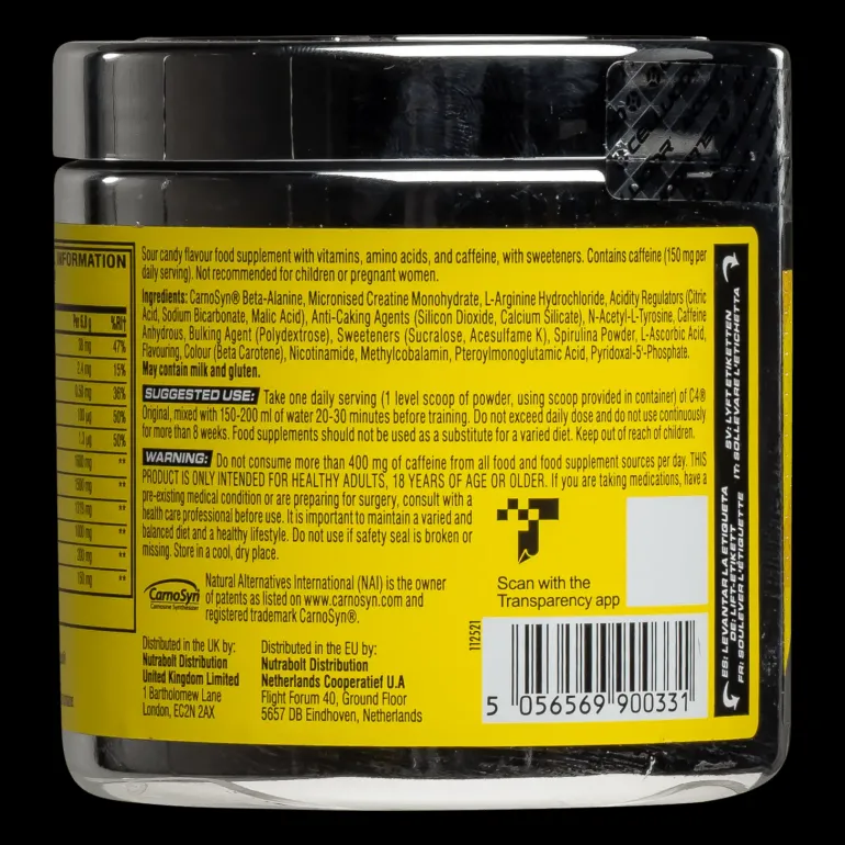 C4 Original Sour Batch Bros, pre-workout-pulver - Pre-Workout - C4 Original Sour Batch Bros, pre-workout-pulver