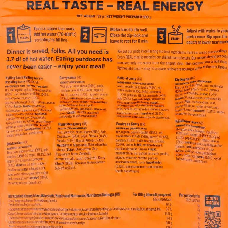Chicken Curry 2020, kyckling- och currygryta - Frystorkad Mat - Chicken Curry 2020, kyckling- och currygryta
