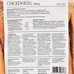 Chicken Rolls 12,5 Cm, 400 g, tuggpinnar - Mat & Matskålar - Chicken Rolls 12,5 Cm, 400 g, tuggpinnar