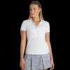 Cloudspun Piped Short-Sleeve Polo, pikétröja, golf, dam - Golfpikeer - Cloudspun Piped Short-Sleeve Polo, pikétröja, golf, dam