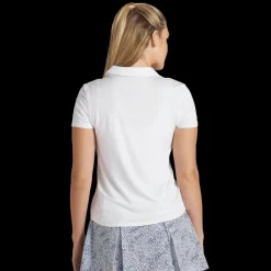 Cloudspun Piped Short-Sleeve Polo, pikétröja, golf, dam - Golfpikeer - Cloudspun Piped Short-Sleeve Polo, pikétröja, golf, dam