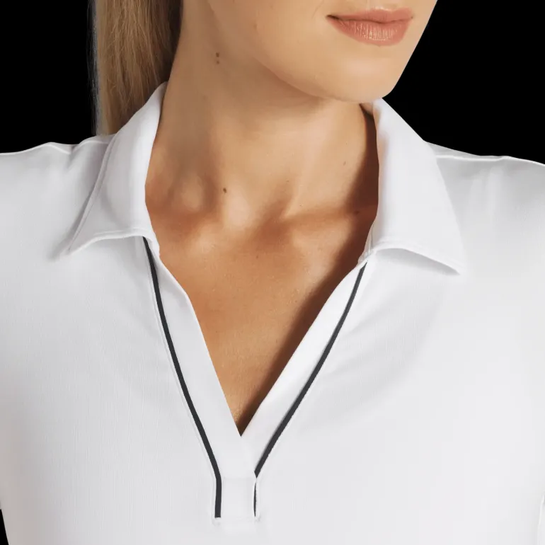 Cloudspun Piped Short-Sleeve Polo, pikétröja, golf, dam - Golfpikeer - Cloudspun Piped Short-Sleeve Polo, pikétröja, golf, dam