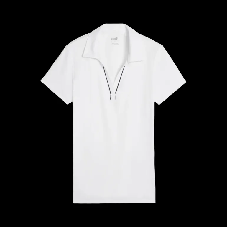 Cloudspun Piped Short-Sleeve Polo, pikétröja, golf, dam - Golfpikeer - Cloudspun Piped Short-Sleeve Polo, pikétröja, golf, dam