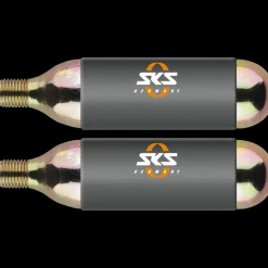 CO2 Cartridge w/threads 24 g 2 pk, tryckluftspatroner - Cykelpump - CO2 Cartridge w/threads 24 g 2 pk, tryckluftspatroner