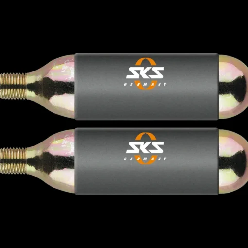 CO2 Cartridge w/threads 24 g 2 pk, tryckluftspatroner - Cykelpump - CO2 Cartridge w/threads 24 g 2 pk, tryckluftspatroner
