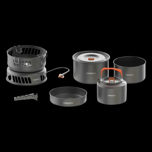 Cooking Kit W/gas Burner, stormkök med gasbrännare - Stormkök & Brännare - Cooking Kit W/gas Burner, stormkök med gasbrännare