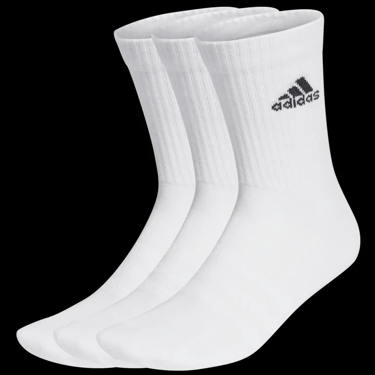 Cushioned Crew Socks 3 Pairs, tennisstrumpor, unisex - Strumpor - Cushioned Crew Socks 3 Pairs, tennisstrumpor, unisex