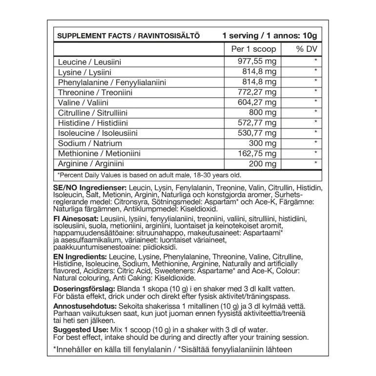 EAA Stack (Tropical (300g), sportdryck - Aminosyror - EAA Stack (Tropical (300g), sportdryck