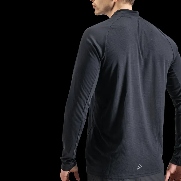 Eaze Long Sleeve Half Sleeve Tee, träningströja, herr - Träningströjor - Eaze Long Sleeve Half Sleeve Tee, träningströja, herr