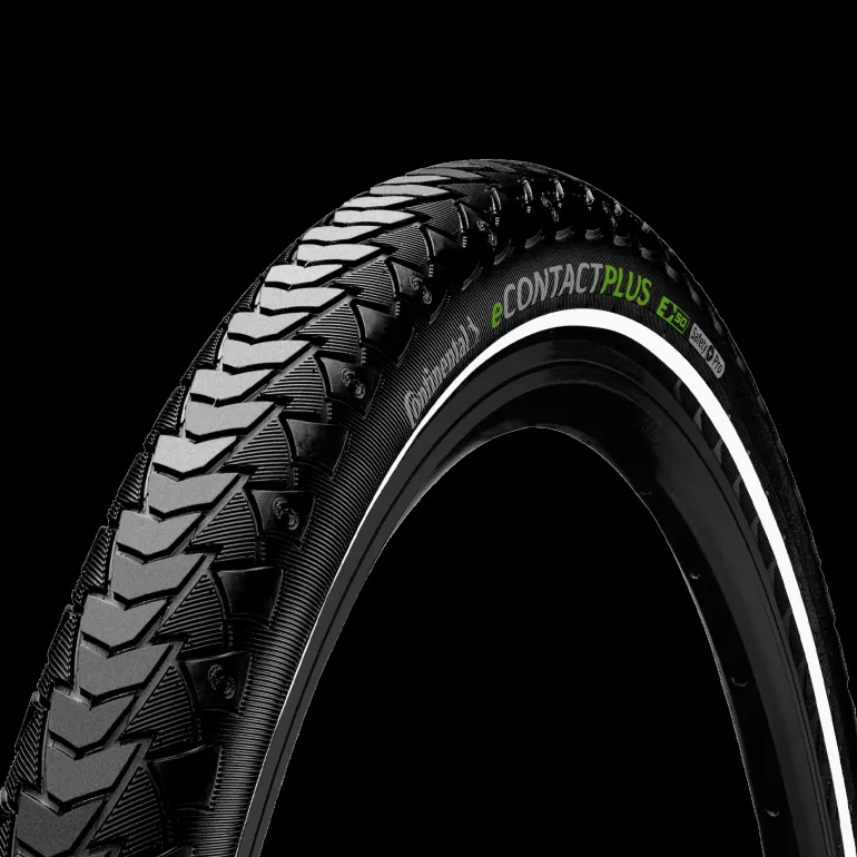 EContact Plus black/black reflex wire 50-622, elcykeldäck, 50 mm - Däck - EContact Plus black/black reflex wire 50-622, elcykeldäck, 50 mm