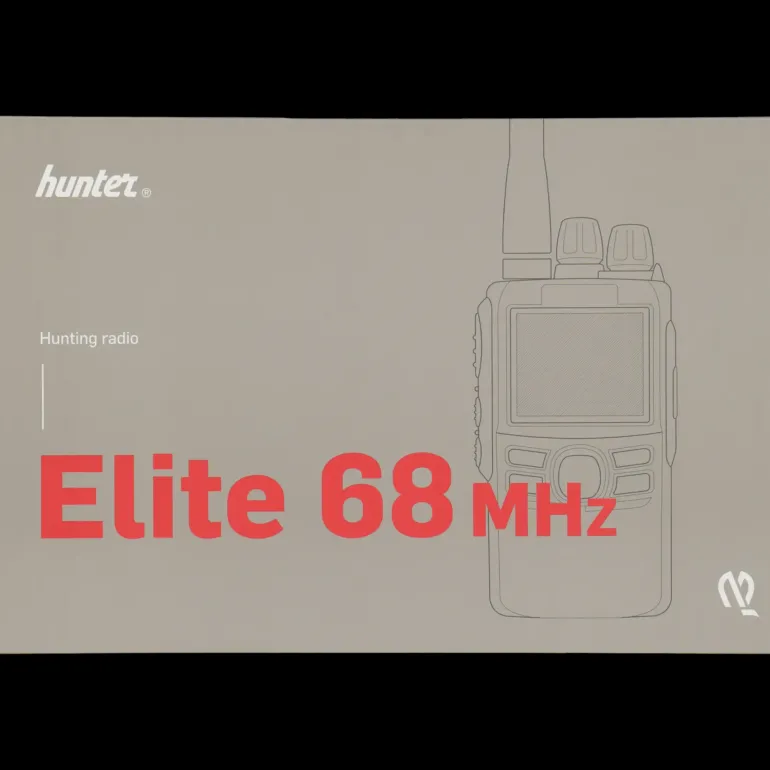 Elite 68 Hunting radio FI, jaktradio 68 MHz - Radio - Elite 68 Hunting radio FI, jaktradio 68 MHz