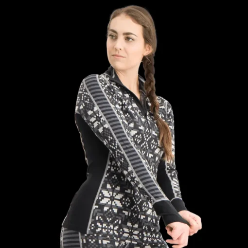Else Half Zip, underställströja dam - Överdelar Ull Dam - Else Half Zip, underställströja dam