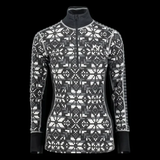 Else Half Zip, underställströja dam - Överdelar Ull Dam - Else Half Zip, underställströja dam