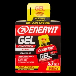 E.sport Gel 3-pack Citrus W/ Caff 3x25ml, gel - Gels - E.sport Gel 3-pack Citrus W/ Caff 3x25ml, gel