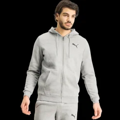 Ess Small Logo Fz Hoodie Fl - Hoodtröjor - Ess Small Logo Fz Hoodie Fl