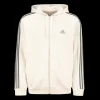 Essential Fleece 3-Stripes Full Zip, hoodie, herr - Hoodtröjor - Essential Fleece 3-Stripes Full Zip, hoodie, herr