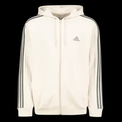 Essential Fleece 3-Stripes Full Zip, hoodie, herr - Hoodtröjor - Essential Fleece 3-Stripes Full Zip, hoodie, herr