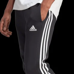 Essential Fleece 3-Stripes Tapered Cuff Joggers, joggingbyxor, herr - Fritidsbyxor - Essential Fleece 3-Stripes Tapered Cuff Joggers, joggingbyxor, herr