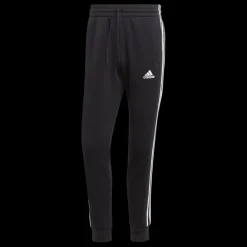 Essential Fleece 3-Stripes Tapered Cuff Joggers, joggingbyxor, herr - Fritidsbyxor - Essential Fleece 3-Stripes Tapered Cuff Joggers, joggingbyxor, herr