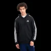 Essential French Terry 3-Stripes Full-Zip Hoodie, huvjacka herr - Hoodtröjor - Essential French Terry 3-Stripes Full-Zip Hoodie, huvjacka herr