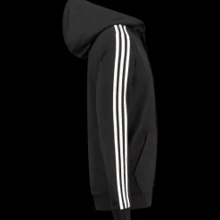 Essential French Terry 3-Stripes Full-Zip Hoodie, huvjacka herr - Hoodtröjor - Essential French Terry 3-Stripes Full-Zip Hoodie, huvjacka herr