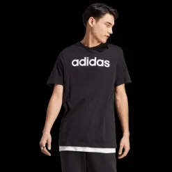 Essential Single Jersey Linear Embroided Logo T-Shirt, t-shirt herr - Fritids-T-Shirt - Essential Single Jersey Linear Embroided Logo T-Shirt, t-shirt herr