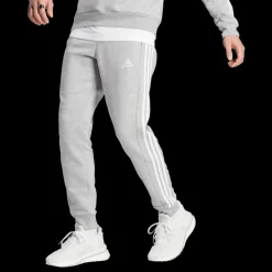 Essentials Fleece 3-Stripes Tapered Cuff Joggers, joggingbyxor, herr - Fritidsbyxor - Essentials Fleece 3-Stripes Tapered Cuff Joggers, joggingbyxor, herr