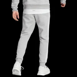Essentials Fleece 3-Stripes Tapered Cuff Joggers, joggingbyxor, herr - Fritidsbyxor - Essentials Fleece 3-Stripes Tapered Cuff Joggers, joggingbyxor, herr