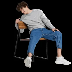 Essentials Fleece 3-Stripes Sweatshirt, collegetröja, herr - Hoodtröjor - Essentials Fleece 3-Stripes Sweatshirt, collegetröja, herr
