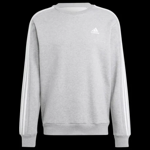Essentials Fleece 3-Stripes Sweatshirt, collegetröja, herr - Hoodtröjor - Essentials Fleece 3-Stripes Sweatshirt, collegetröja, herr