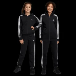 Essentials 3-Stripes Fleece Joggers, junior - Fritidsbyxor - Essentials 3-Stripes Fleece Joggers, junior